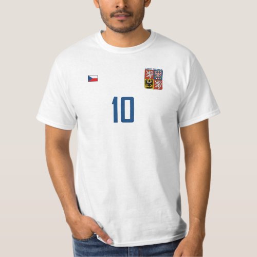 Czech Republic National Football Team Soccer Retro T_Shirt