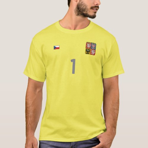 Czech Republic National Football Team Soccer Retro T_Shirt