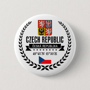 Czech Republic Pinback Button