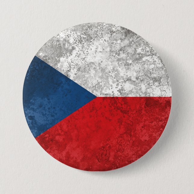 Czech Republic Pinback Button (Front)