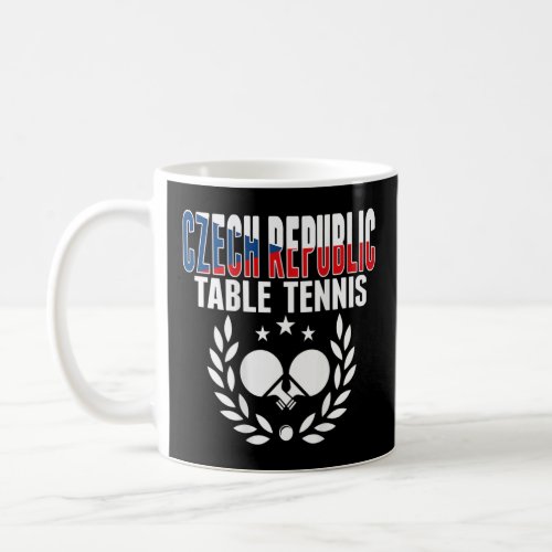 Czech Republic Ping Pong   Czech Table Tennis Supp Coffee Mug