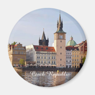 Czech Republic: Prague cityscape Magnet