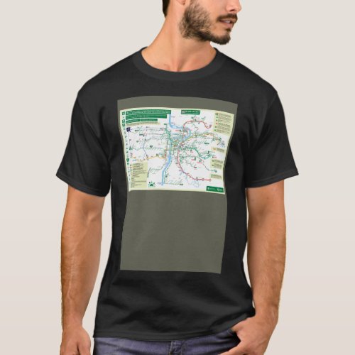 Czech Republic  Prague  Praha  Metro Map  HD T_Shirt