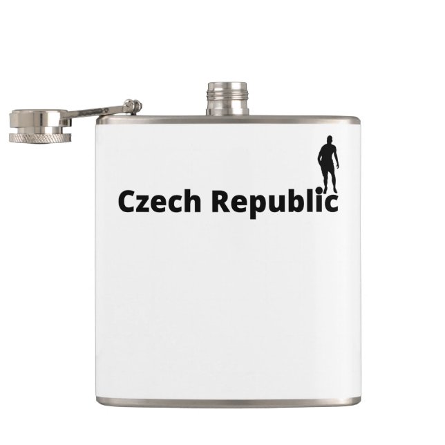 Czech Republic soccer  Flask (Opened)