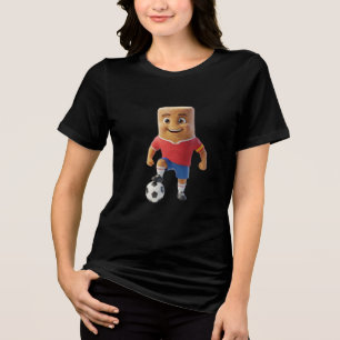 Czech Republic Soccer Shirt - Funny Cinnamon Roll