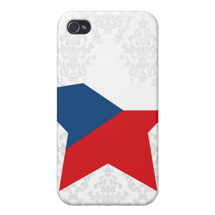 Czech+Republic Star iPhone 4/4S Cases