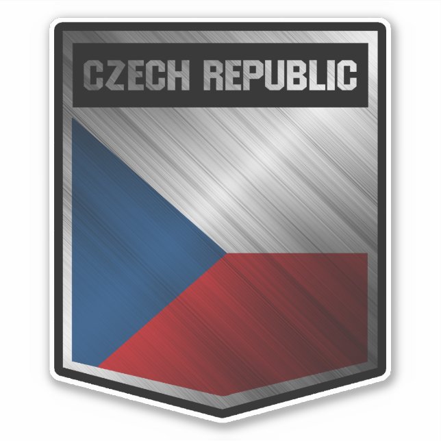 Czech Republic Sticker (Front)