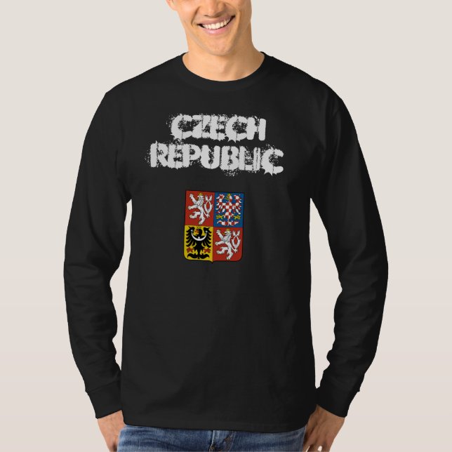 Czech Republic with coat of arms T-Shirt (Front)