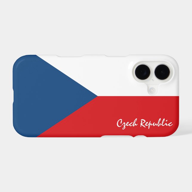Czech Repulic & Czech Flag fashion, travel /sports Case-Mate iPhone Case (Back (Horizontal))