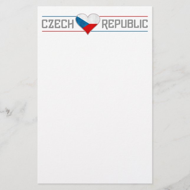 CZECH stationary - customize Stationery (Front)