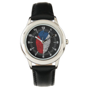 Czech touch fingerprint flag watch