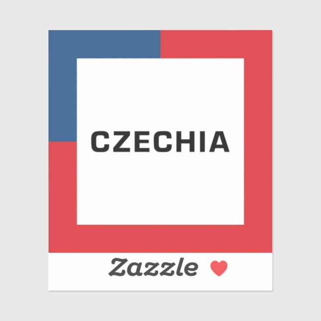 Czechia 01A Sticker (Sheet)