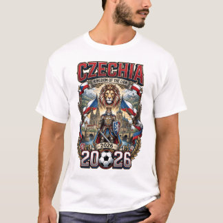 Czechia 2026 Personalized Football Fan T-Shirt