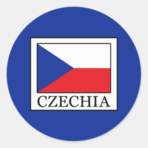 Czechia Classic Round Sticker