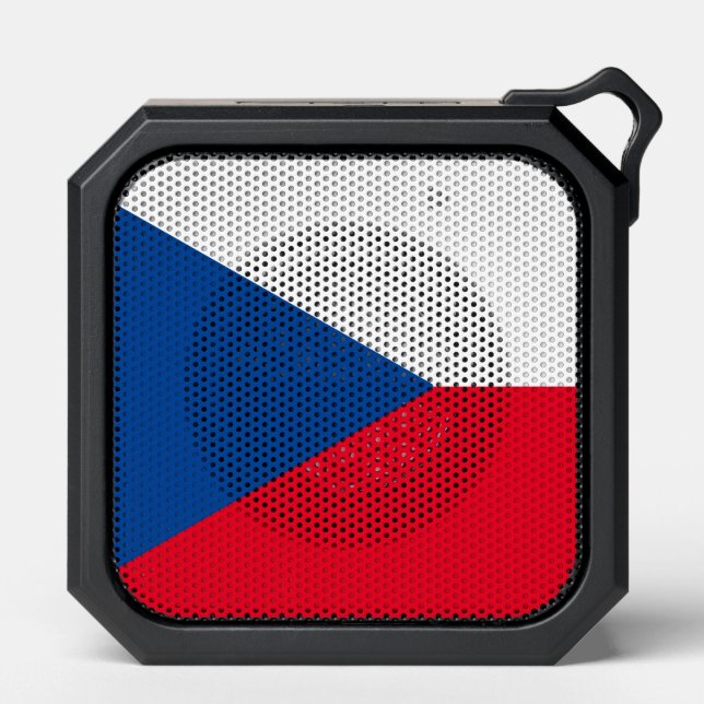 Czechia Czech Republic Flag Bluetooth Speaker (Front)