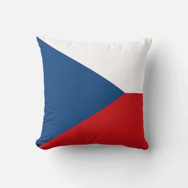 Czechia Flag American MoJo Pillow (Front)