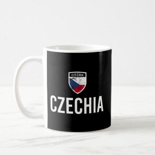 Czechia Flag Czechia Flag Shield Czech Republic Coffee Mug