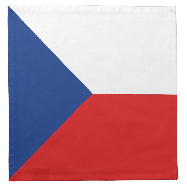 Czechia Flag Napkin (Front)