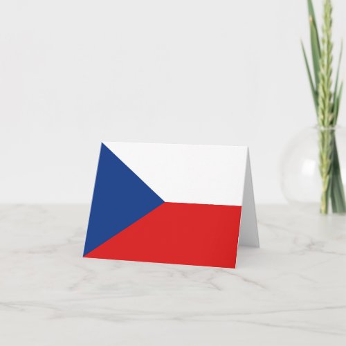 Czechia Flag Notecard