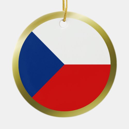 Czechia Flag Ornament