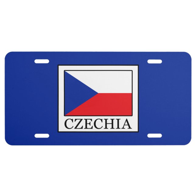 Czechia License Plate (Front)