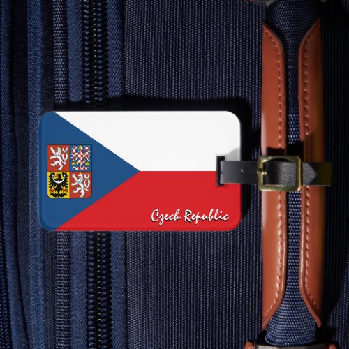 Czechia Luggage Tags Czech Flag patriots Luggage Tag