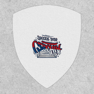 Czechia Soccer 2026 Soccer Bold Country Typography Patch