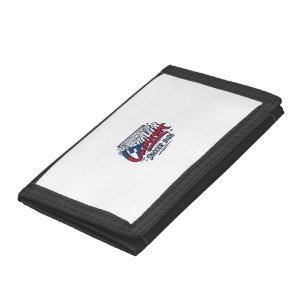 Czechia Soccer 2026 Soccer Bold Country Typography Trifold Wallet