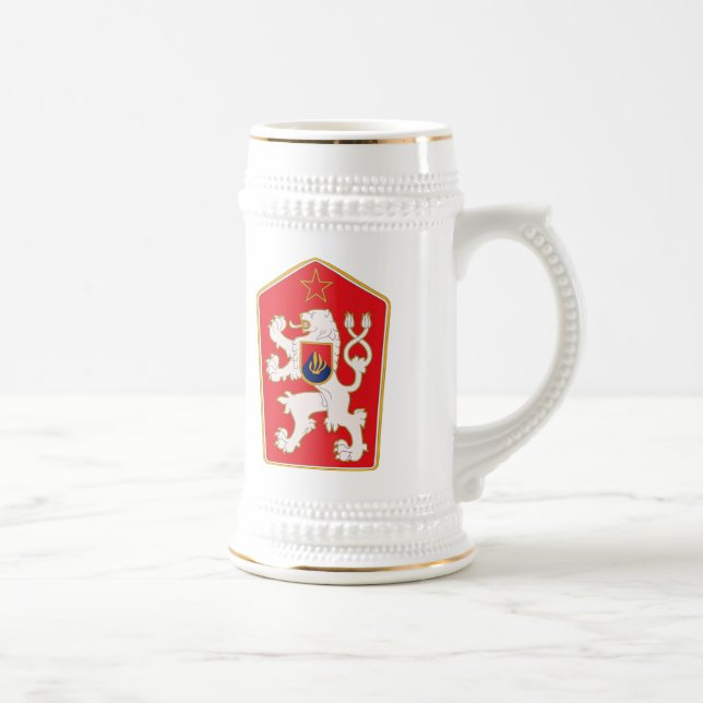 Czechoslovakia Coat of Arms 1960 Mug (Right)