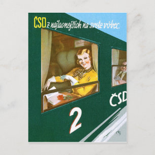 Czechoslovakia for all seasons, vintage travel postcard