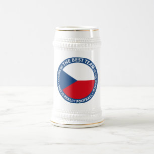 Czechoslovakia shield beer stein