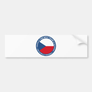 Czechoslovakia shield bumper sticker