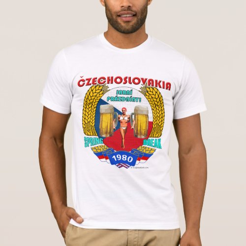 Czechoslovakia Spring Break 1980 Light T_Shirt