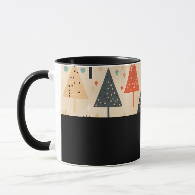 D11 - Cup with Abstract Trees (Left)