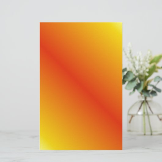 D1 Bi-Linear Gradient - Yellow to Red (Standing Front)