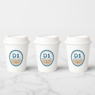 D1 to DDS  Dental Student Tote Bag Paper Cups