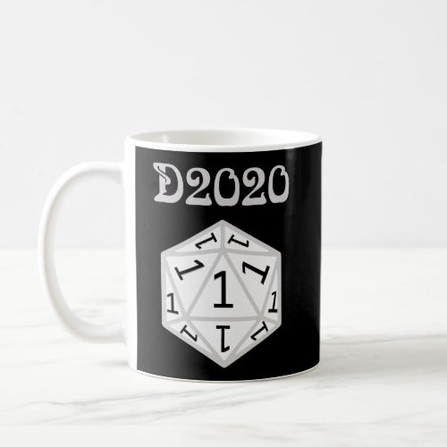 D2020 Fumble Natural 1 Vintage Rpg Gift Dragon Tee Coffee Mug
