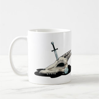 D20 and Dragon Skull Coffee Mug