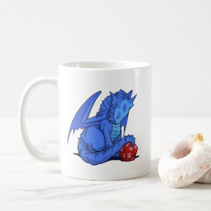 D20 Blue Dragon Coffee Mug