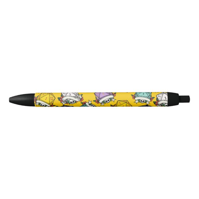 D20 Dice Set Pattern Pen (Front)