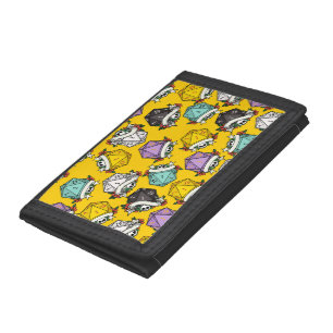 D20 Dice Set Pattern Tri-fold Wallet