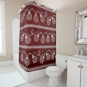 String Lights Shower Curtains Zazzle
