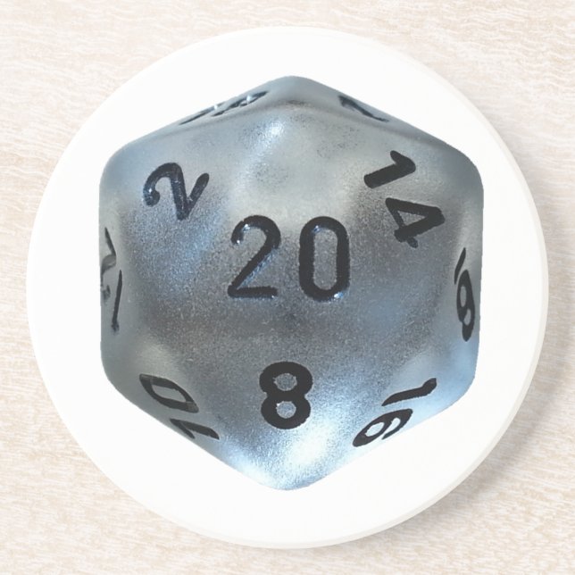 D20 SANDSTONE COASTER (Front)