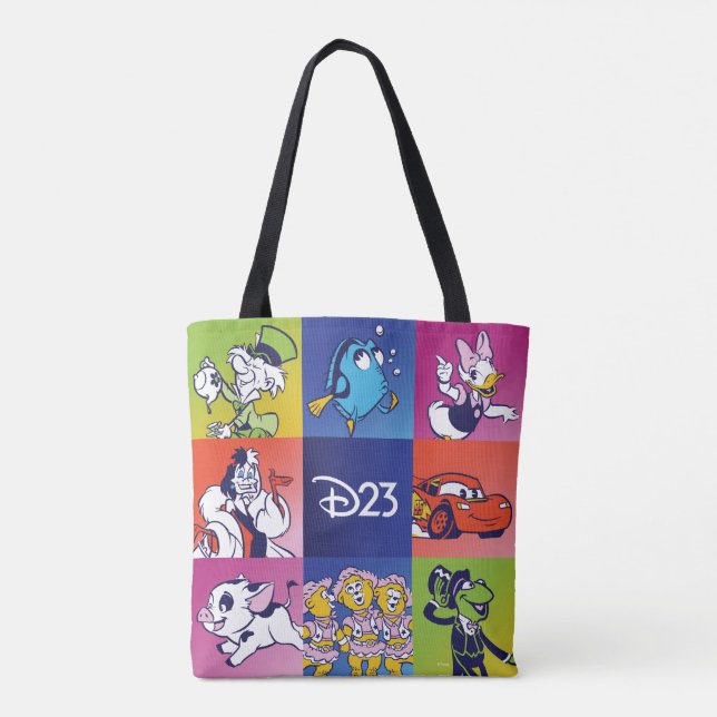 D23 Character Collage Tote Bag (Back)