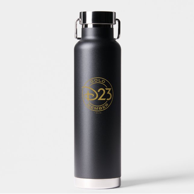 D23 Gold Member Water Bottle (Front)