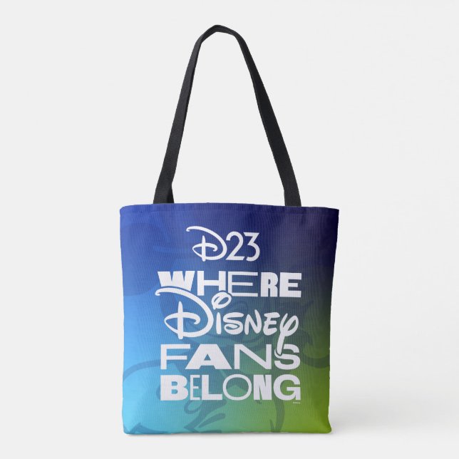 D23 Where Fans Belong  Tote Bag (Back)