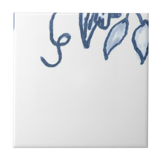 D2 - Delft Basket Mural Tile - D2 (Front)