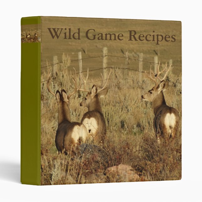 D30 Mule Deer Bucks Binder (Front/Spine)