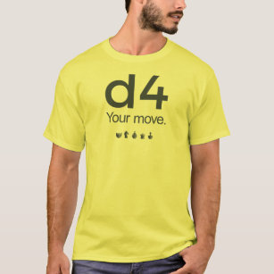 D4 Chess Shirt: Series 1 T-Shirt