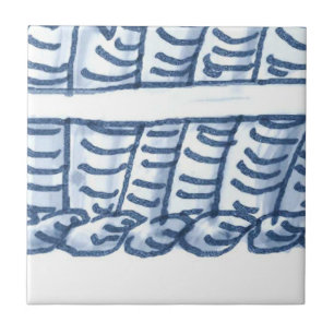 D4 - Delft Basket Mural Tile - D4